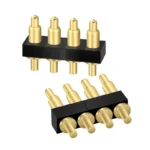 2.54 mm pitch SMT spring loaded electrical connectors