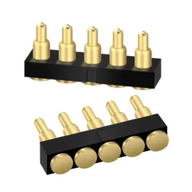 spring loaded contacts connector